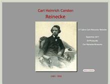 Tablet Screenshot of carl-reinecke.de